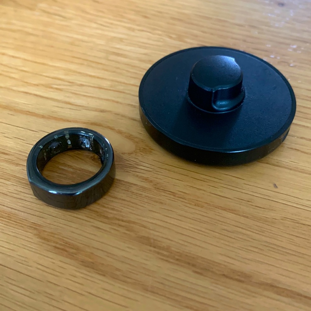 Onyx Oura Ring, Gen 3, size 7